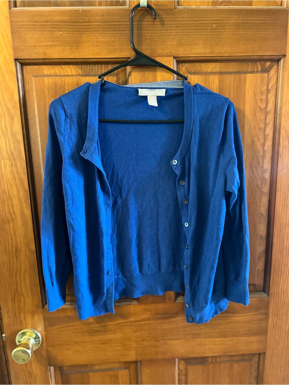 Banana Republic Royal Blue Women's Button-Up Cardigan